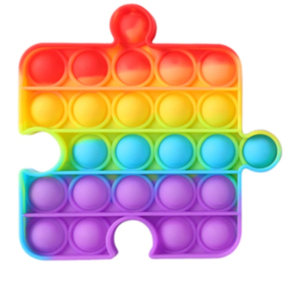 Fidget Silicone Relief Stress Push Bubble …